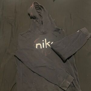 Nike Charcoal Hoodie with Logo